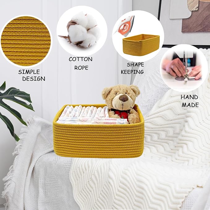 COMFY-HOMI 11.5"x7.5"x4.7" Storage Baskets - Image 8