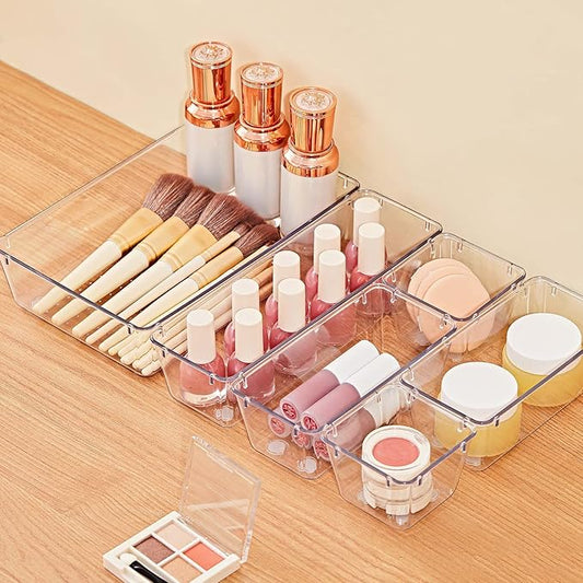 SMARTAKE 28 Piece Drawer Organizers - Image 2