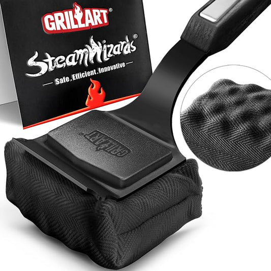 GRILLART Grill Brush Bristle Free. SteamWizards BBQ Replaceable Cleaning Head - Image 2