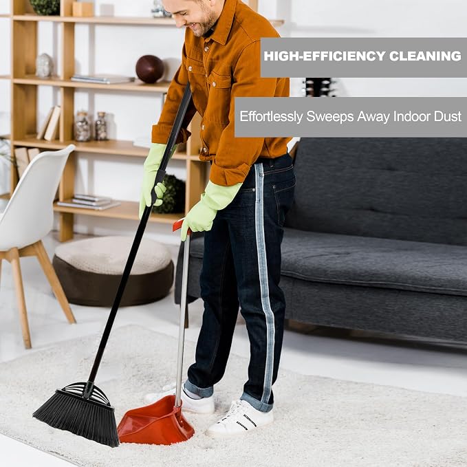 Four-Section Rod Long-Handled Broom, Heavy-Duty Broom, Angle Broom - Image 7