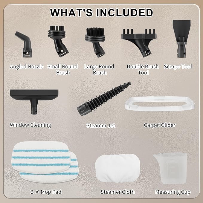 Steam Mop, 11-in-1 Powerful Handheld Steam Cleaner - Image 9