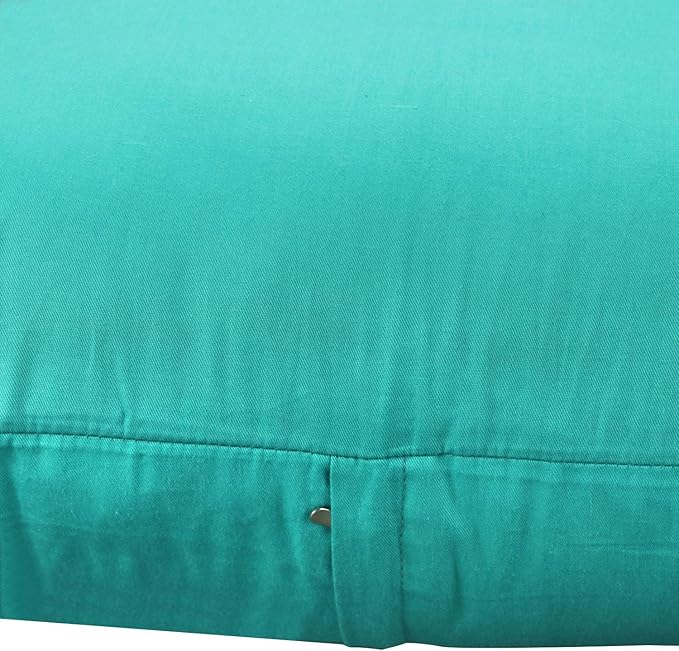 4-Pack 100% Cotton Comfortable Solid Decorative Throw Pillow Case,Thmyo Square Cushion Cover Pillowcase Sublimation Blank Pillow Covers DIY Throw Pillowcase for Sofa Bedroom(18x18 inch/ 45x45cm,Green)