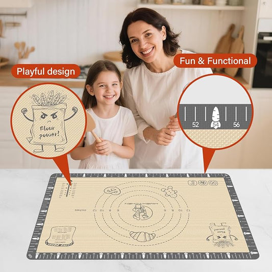 Silicone Mat for Baking Macaron, Extra Thick Silicone Baking Mat - Image 2