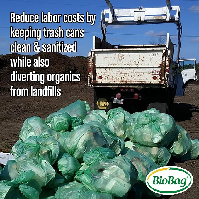 BioBag The Original Compostable Bag, 8 Gallon, 100% Certified Compostable Trash - Image 8