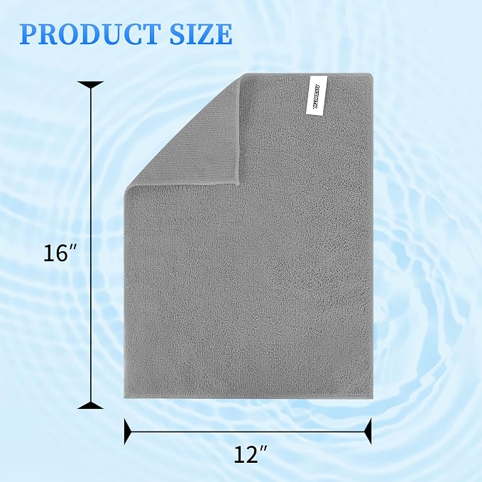 FIXSMITH Shop Towels-200 Pack, 12 x 16 in Microfiber Cleaning Cloth, Highly - Image 8