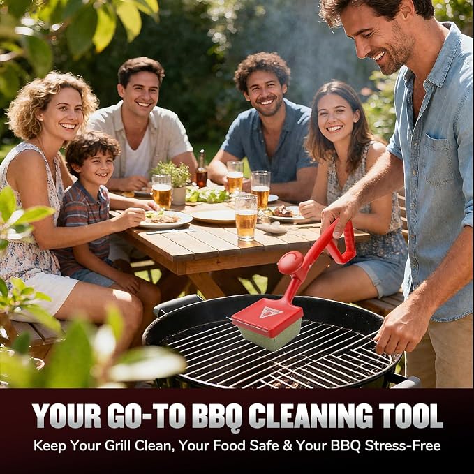 Grill Brush Cleaner for Outdoor, EEFINITE BBQ Steam Cleaning Grill Brushes - Image 9