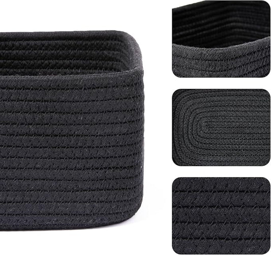 MiniArk Small Storage Baskets for Organizing | Closet Organizer Bins | Shelf - Image 2