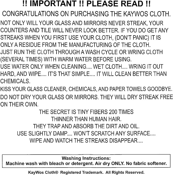 Zezo Fiber Miracle Cleaning and Polishing Cloth By Kaywos) - Image 2