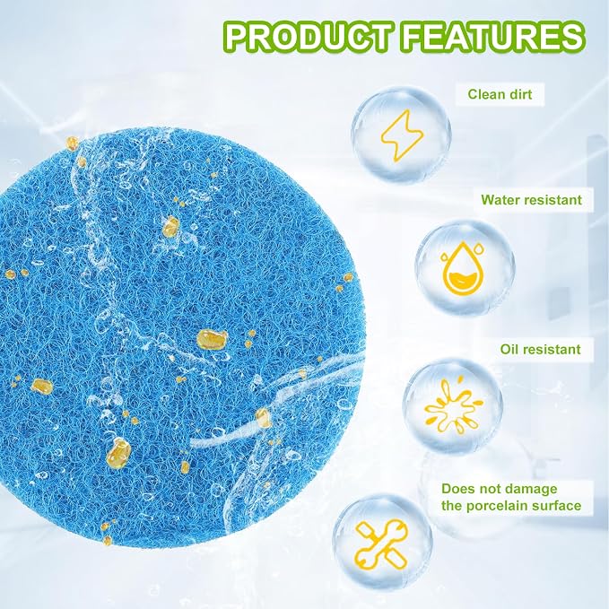 16pcs Microfibre Pads Power Scrubber Pads Set Electric Scrubber Replacement - Image 9