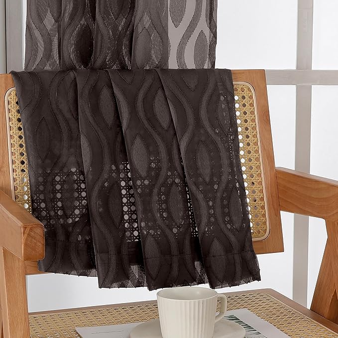 Aiyufeng Sheer Curtains 96 Inches Long - Image 9