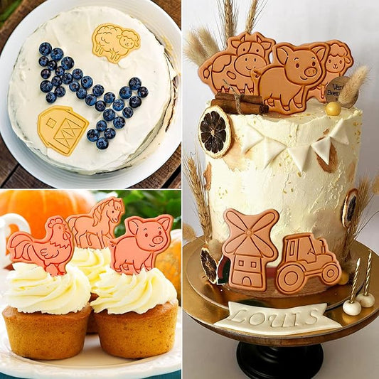 Farm Cookie Cutters Set, Cute Cookie Cutters - Image 2