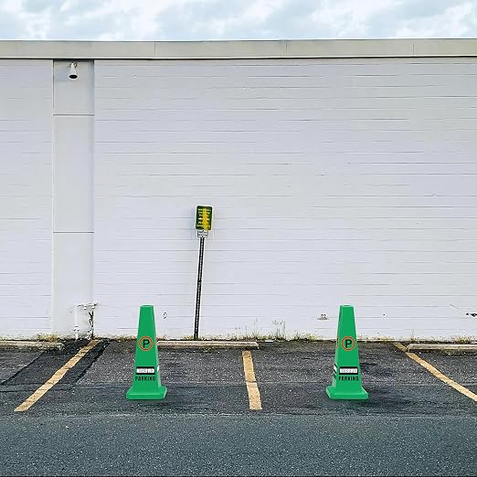 Plastic Traffic Cones, 4-Sided Message Cones, Road Safety Parking Cones - Image 8