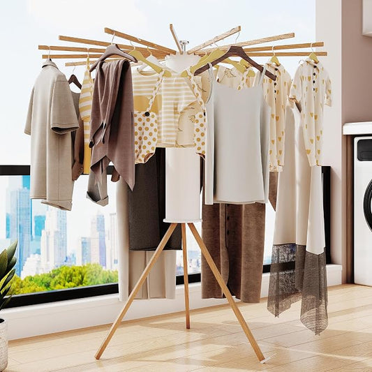 Clothes Drying Rack Tripod, Drying Rack Clothing, Laundry Drying Rack, Floor - Image 2