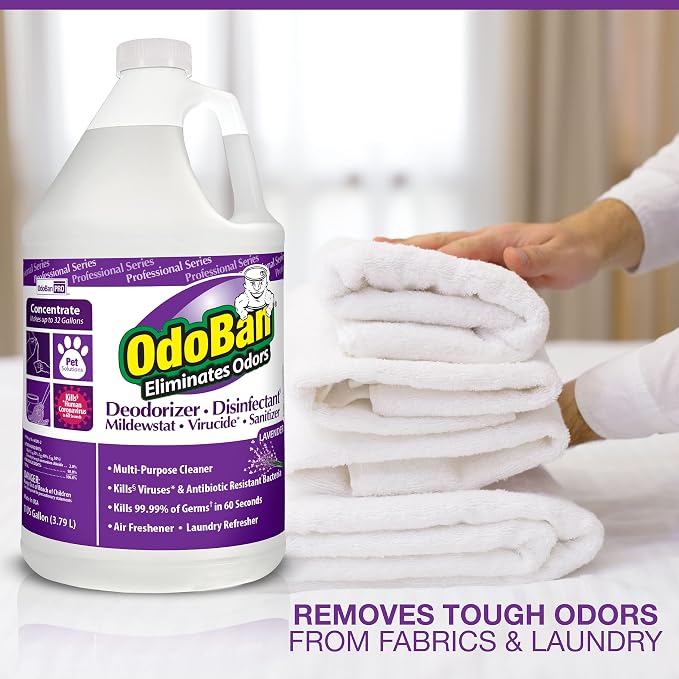 OdoBan Professional Disinfectant and Odor Eliminator Concentrate, Made in the - Image 5