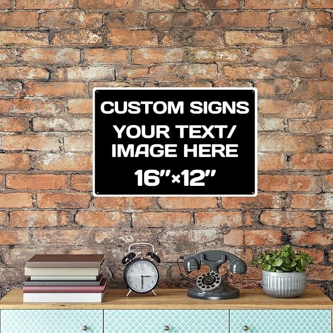custom signs personalized, Aluminum Weatherproof Metal Sign, hazard sign - Image 7