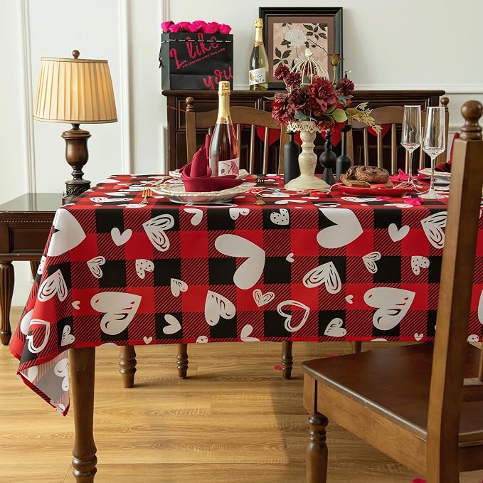 Waterproof Checkered Tablecloth Fabric - Image 9
