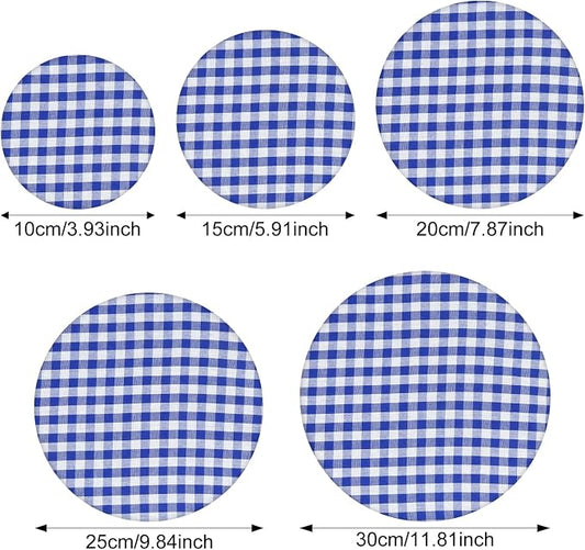 Reusable Bowl Covers, 5 Size Stretch Cloth Bowl Covers - Image 2
