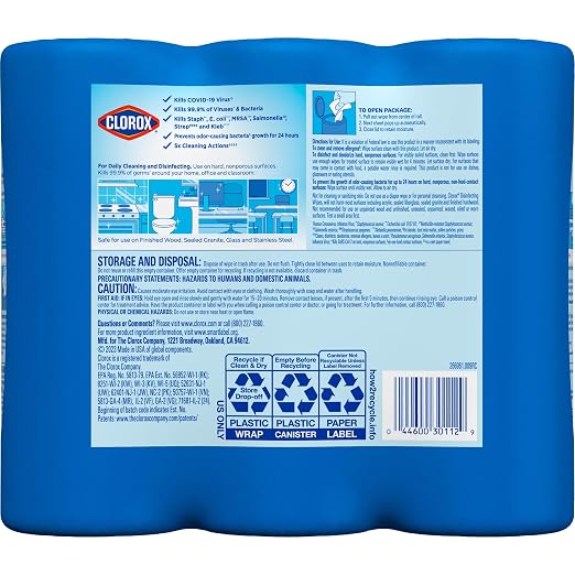 Clorox 30112 Disinfecting Wipe, Fresh/Lemon Fresh Scent - Image 10