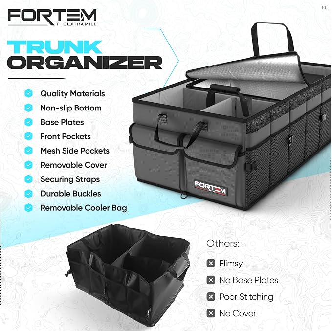 FORTEM Trunk Organizer with Cooler - Image 7