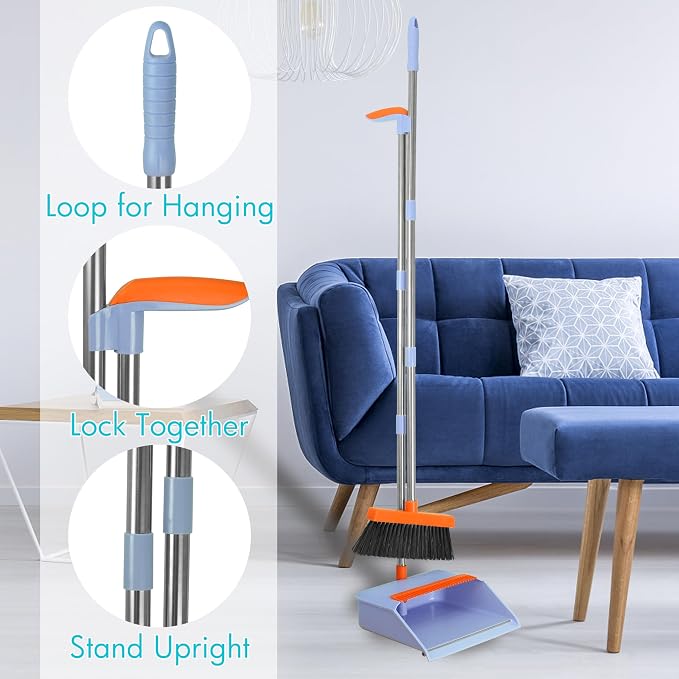 PHYEX 2-Pack Broom and Dustpan Set - Image 7