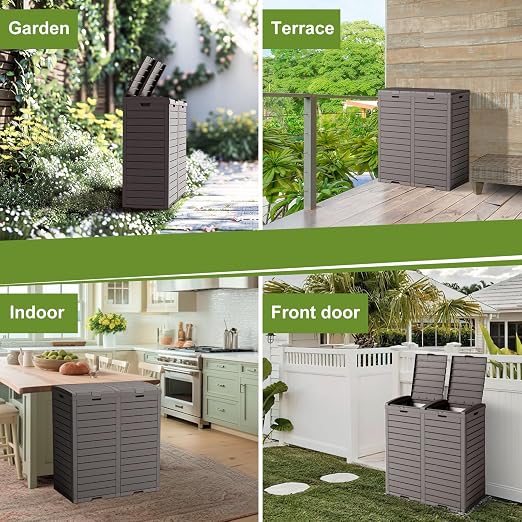 62 Gallon Outdoor Trash Can - Image 7