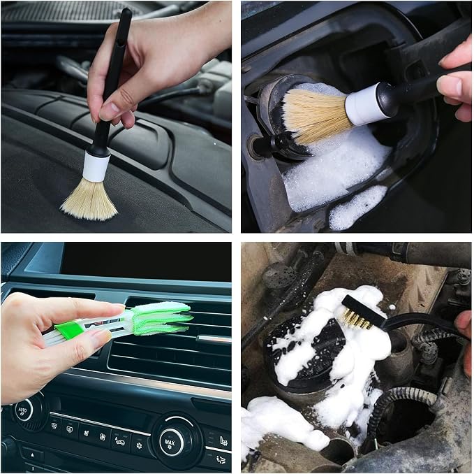 10pcs Car Detailing Kit, Premium Detailing Brush Set Includes 5 Soft Car - Image 6