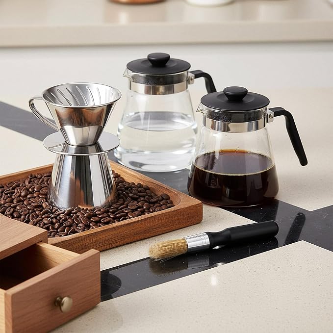 2 PCS Coffee Grinder Cleaning Brush, Natural Wooden Handle and Bristles - Image 7