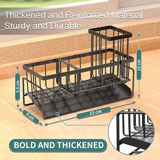 Kitchen Sink Caddy Organizer – Rustproof Sponge Holder - Image 2