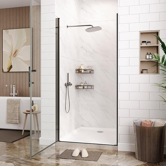 34" W x 72" H Frameless Pivot Shower Door - Image 2