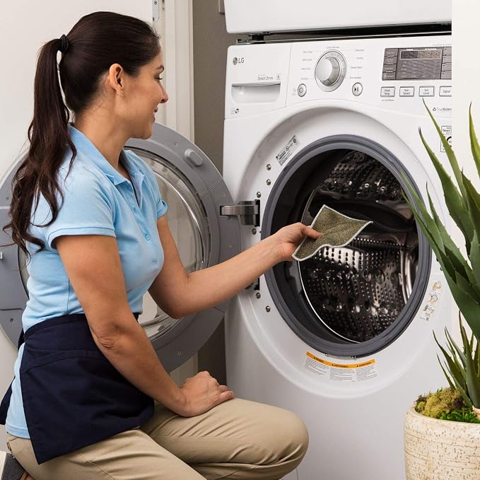 Microfiber Dish Cloths | Scrubs & Cleans: Dishes, Stove Tops | Easy Rinsing | - Image 7