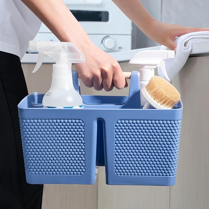 rejomiik Portable Shower Caddy Basket Plastic Cleaning Caddy Organizer Storage - Image 6