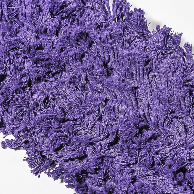 48 Inch Purple Commercial Dust Mop & Floor Sweeper - Image 9