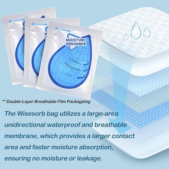 100 Gram 10 Packs Moisture Absorbers, Dehumidifier Bags - Image 9
