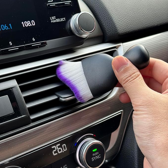 Car Detailing Brush, Soft Bristle Cleaning Brush, Scratch-Free Auto Duster Tool - Image 9
