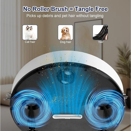 Mini Robot Vacuum Cleaner for Pet Hair, 1200Pa Suction - Image 2