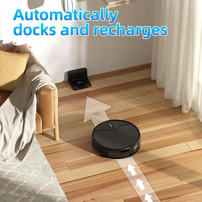 Robot Vacuum and Mop Combo, Robot Vacuum Cleaner, 6 Cleaning Modes, Large - Image 7