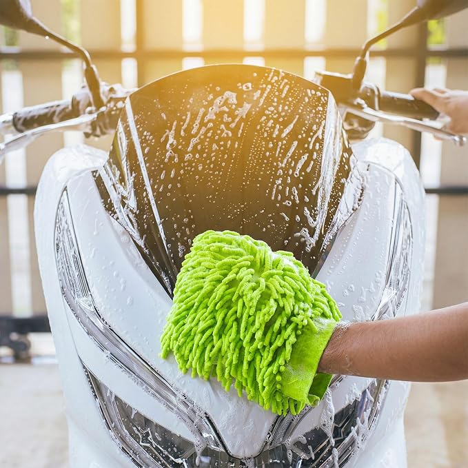 6 Pcs Microfiber Dusting Mitt Gloves - Image 7