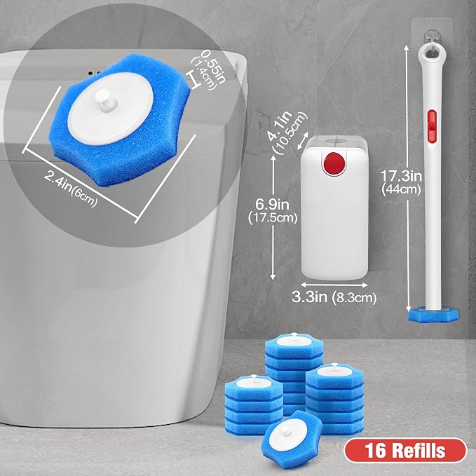 JEHONN Disposable Toilet Bowl Cleaner Wand - Image 6