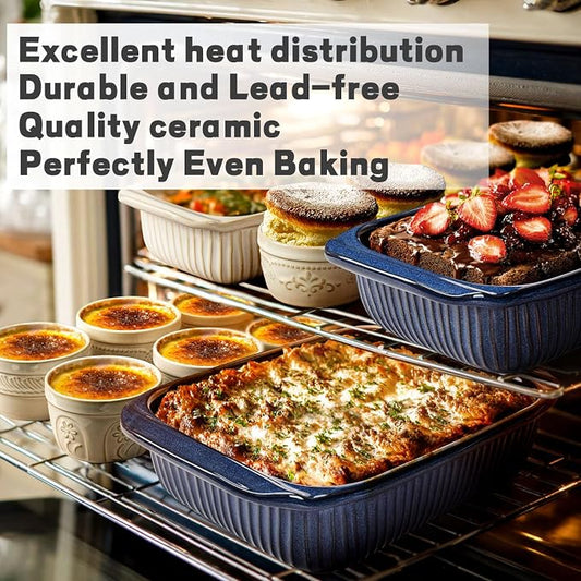 Artena Casserole Dishes For Oven, Ceramic Baking Dish, Large Lasagna Pan - Image 2