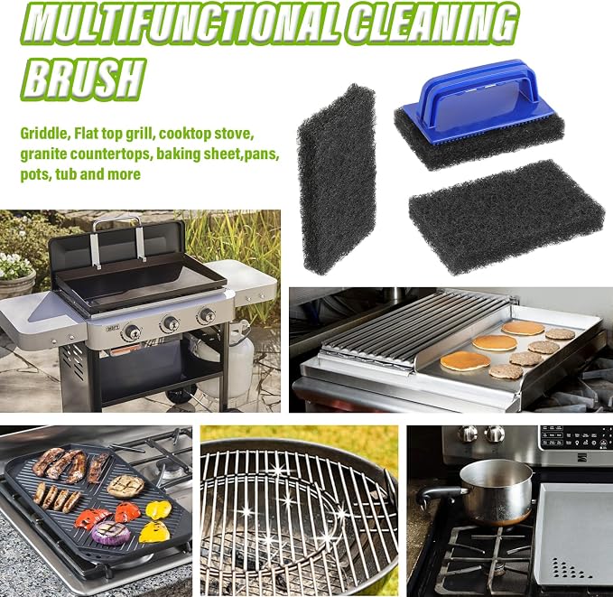 5 Pack Electric Cleaning Brush Pad Kitchen Bathroom Household Cleaning Pad - Image 7