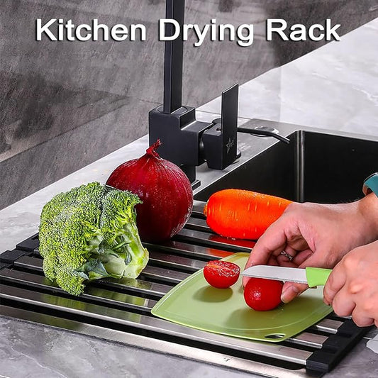 Foldable Dish Drying Rack for Kitchen Sink, Over The Sink Dish Drying Rack - Image 2