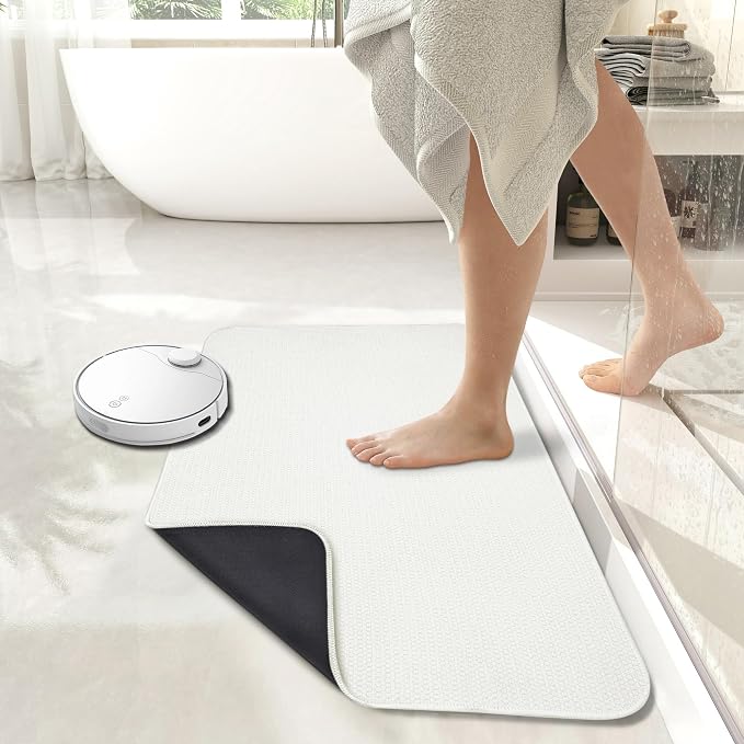 Bath Mat, Ultra Thin Bathroom Runner Rugs, Large Bath Mats - Image 6