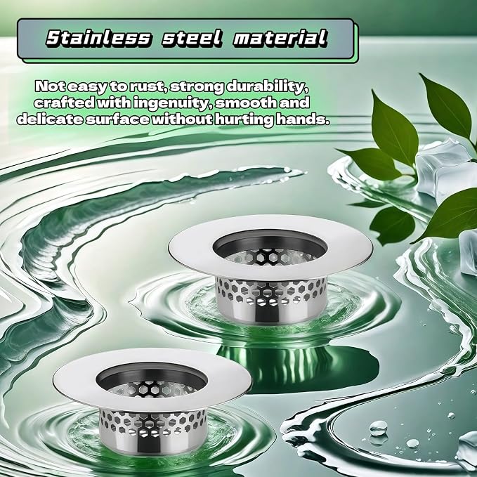 2-Pack Stainless Steel Drain Filter - Image 9