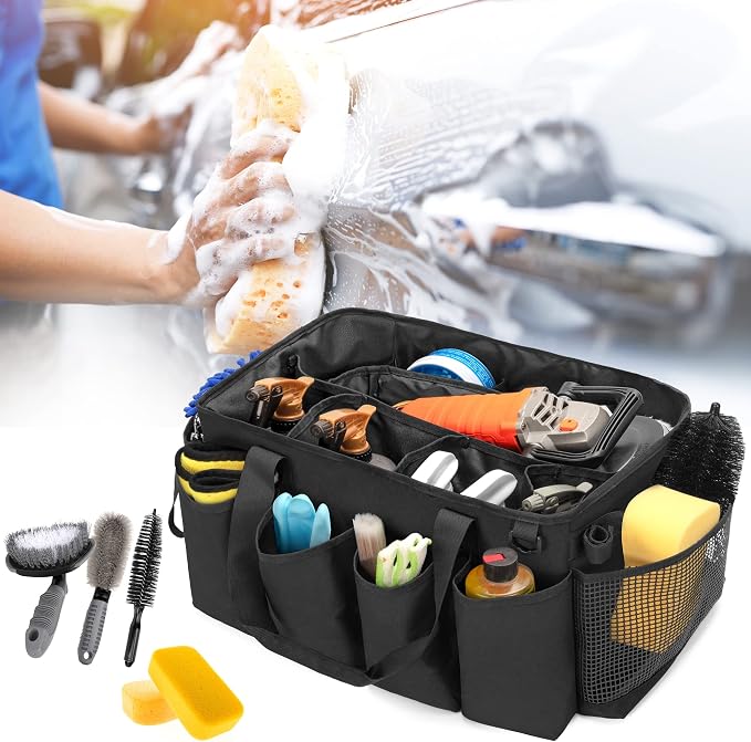 Detailing Bag with Polisher Carry Bag, Large Detail Car Care Box - Image 7