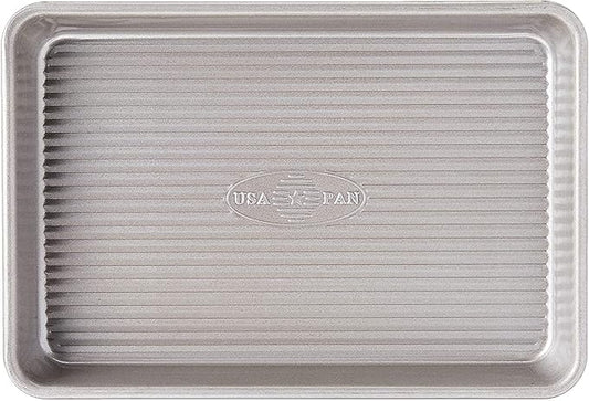 USA Pan Bakeware Mini Sheet Pan, Warp Resistant Nonstick Baking Pan, Aluminized - Image 2