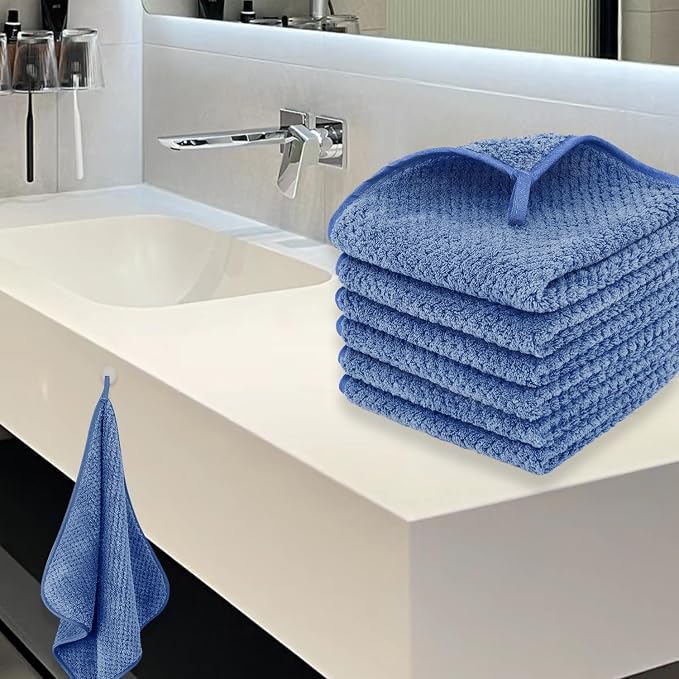 6 Pack Washcloth Set Towels - Image 7