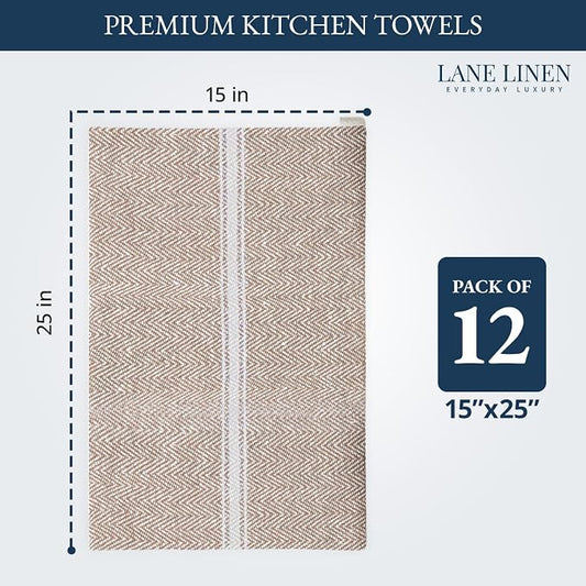 LANE LINEN Kitchen Towels Set - Image 2