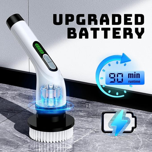 Electric Spin Scrubber for Bathroom: Shower Scrubber - Image 2