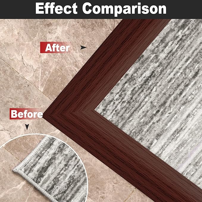 10Ft Carpet Floor Transition Strip, Self Adhesive Floor Edging Trim Strip - Image 7
