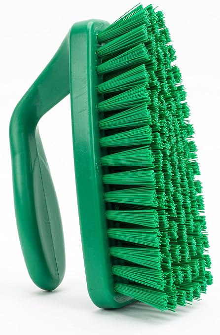 SPARTA Scrub Brush with Iron Shaped Handle and Stiff Bristles, Heavy Duty - Image 4